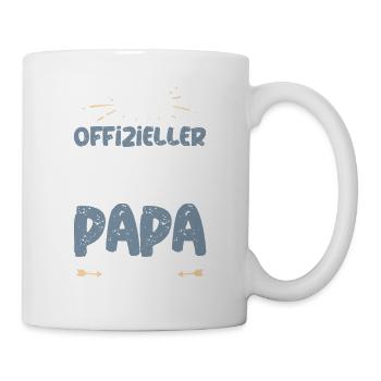 Beagle Papa Offiziell Shirt - Tasse - Weiß - Rechts