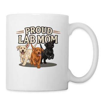 Proud Labrador Maman Maman Chien Chemise - Mug blanc - blanc - Droite