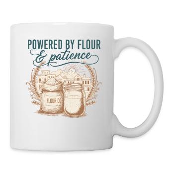 Sourdough Bread Baking Powered By Flour - Mug - white - Right