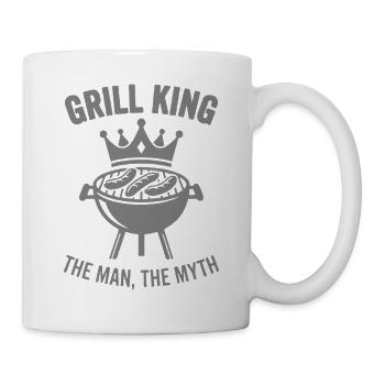 GRILL KING THE MAN THE MYTH Legend - Mug - white - Right