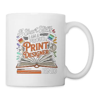 Print Designer A Short Story Creative Designer - Mug - white - Right
