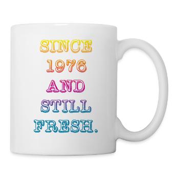 Millésime 1976 - Mug blanc - blanc - Droite