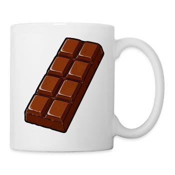 Chocolate Bar Cartoon Retro - Mug - white - Right