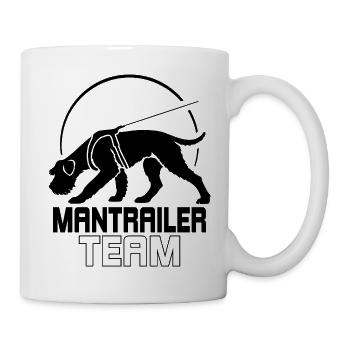 Riesenschnauzer Mantrailer Team Hundesport Hunde  - Tasse - Weiß - Rechts