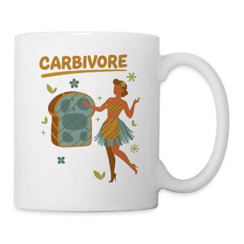 Sauerteig Brot Backbäcker KARBIVORE Sauerteig - Tasse - Weiß - Rechts