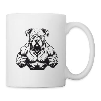 Dog Beast Muscles - Mug - white - Right