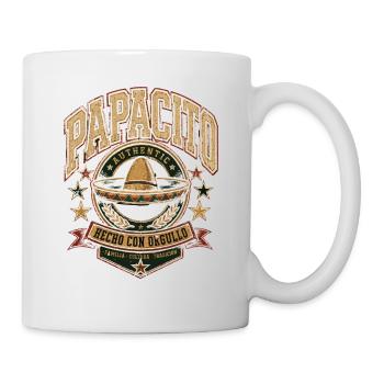 PAPACITO Mexiko Tradition Shirt - Tasse - Weiß - Rechts