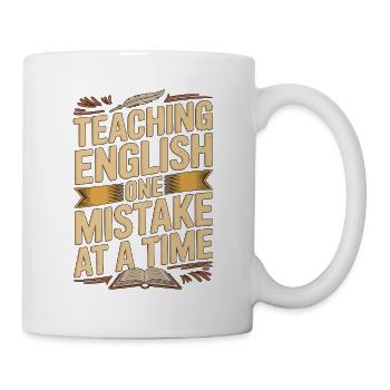 Enseignant d’anglais langue seconde enseignant en anglais - Mug blanc - blanc - Droite