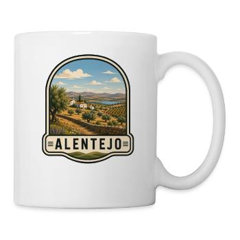Alentejo Portugal Vintage Reisen Geheimtipps Weinr - Tasse - Weiß - Rechts