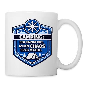 Camping Camper - Chaos is fun - Mug - white - Right