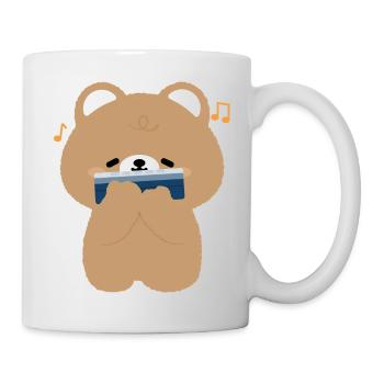 Brown Bear Harmonica - Mug - white - Right
