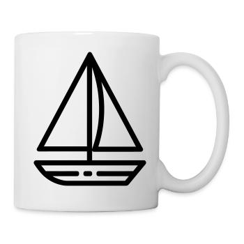 Segelschiff - Tasse - Weiß - Rechts