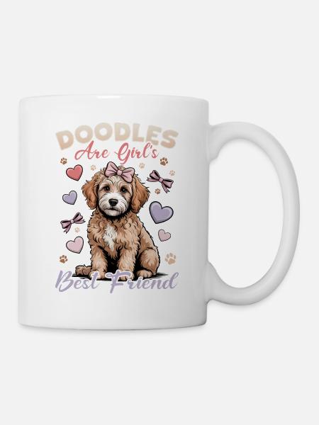 Goldendoodle Dog Breed - Tasse - Weiß