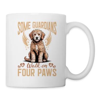 Race de chien Goldendoodle - Mug blanc - blanc - Droite