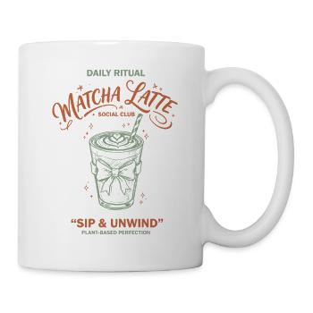 Daily Ritual Matcha Latte Social Club Sip And - Mug - white - Right