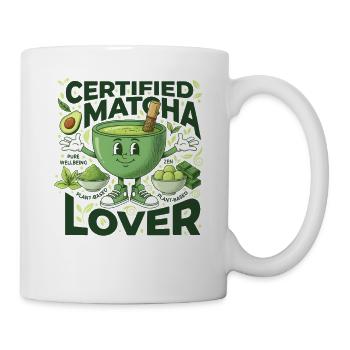 Certified Matcha Lover Pure Wellbeing Zen Matcha - Mug - white - Right