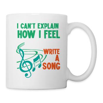 Singer Music Teacher Music Singer Choir - Mug - white - Right