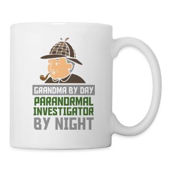 ghost hunting paranormal ghost hunter - Mug - white - Right
