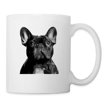 Portrait réaliste du bouledogue français - Mug blanc - blanc - Droite