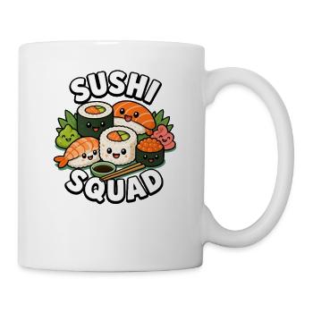Sushi Troupe Funny Japanese Food Sashimi Li - Mug - white - Right