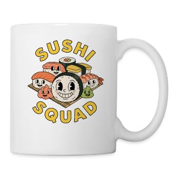 Sushi Troupe Funny Japanese Food Sashimi Li - Mug - white - Right