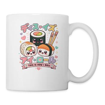 So rolle ich japanische Sashimi-Rollen - Tasse - Weiß - Rechts