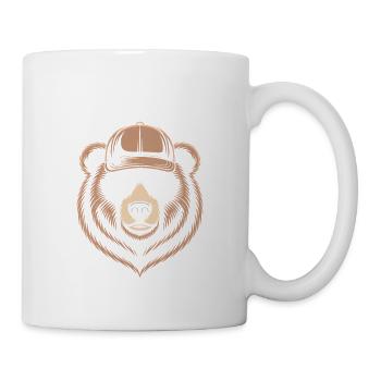 Papa Bear Sunglasses Bear - Mug - white - Right