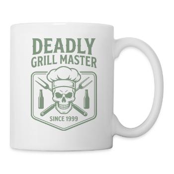 Deadly Grill Master Grilling Since 1999 Gift - Mug - white - Right