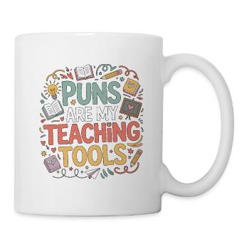 ESL Teacher Puns Are Teaching Tools ESL Educator - Mug - white - Right