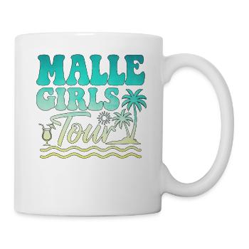Malle Girls Tour Mallorca Holiday Party - Mug - white - Right