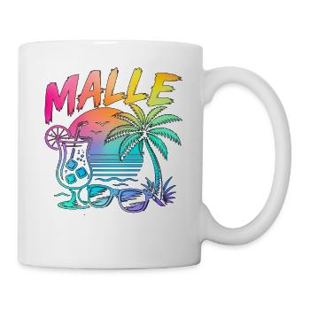 Malle Holiday Mallorca Party Summer - Mug - white - Right