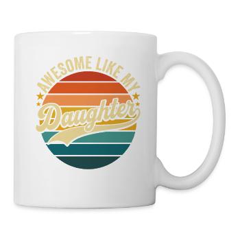 Génial, comme la fête des pères de ma fille - Mug blanc - blanc - Droite