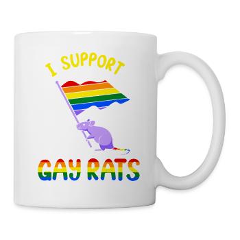 Rat, house rat, rat owner, rat lover - Mug - white - Right