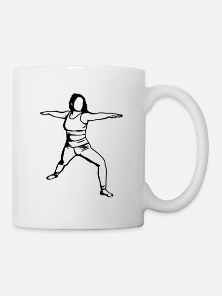 Yogini - Tasse - Weiß