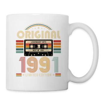 Cassette Gift Man pour le 35e anniversaire Best of 1991 - Mug blanc - blanc - Droite