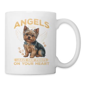 Yorkshire Terrier Yorkie Dog Breed - Mug - white - Right