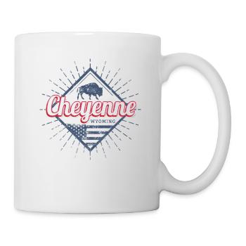 Cheyenne, a town in Wyoming, United States, United States - Mug - white - Right