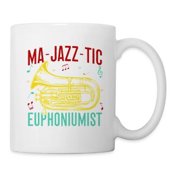Euphonium Ma-Jazz-Tic Euphoniumiste Baryton - Mug blanc - blanc - Droite