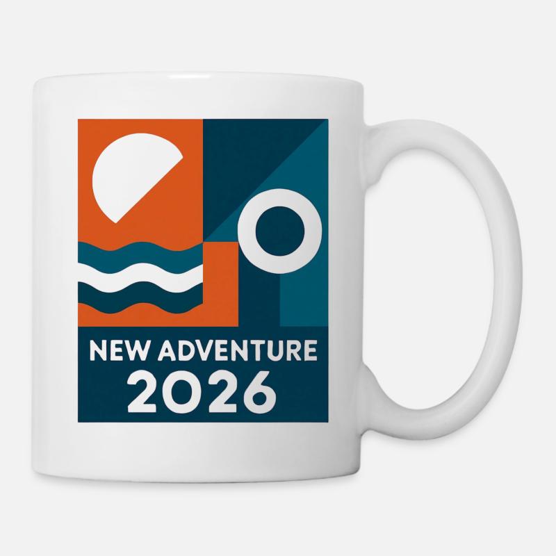 New Adventure 2026 - Tasse - Weiß