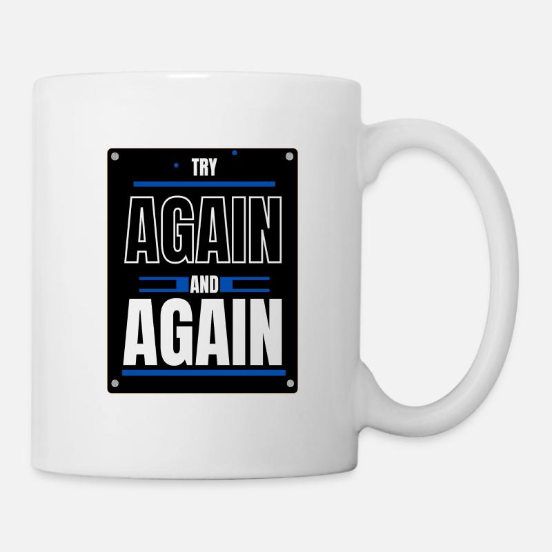 Try again - Mug - white