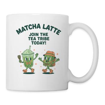 Matcha Latte Heute dem Teestamm beitreten Matcha-Liebhaber - Tasse - Weiß - Rechts