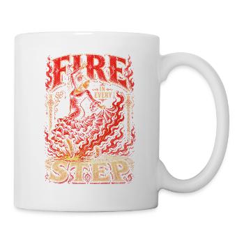 Flamboyant à chaque pas - Mug blanc - blanc - Droite