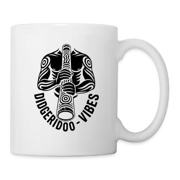 Didgeridoo Vibes Tribal Musicians in Australia - Mug - white - Right