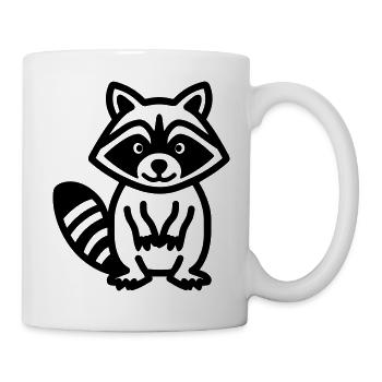 raccoon - Mug - white - Right