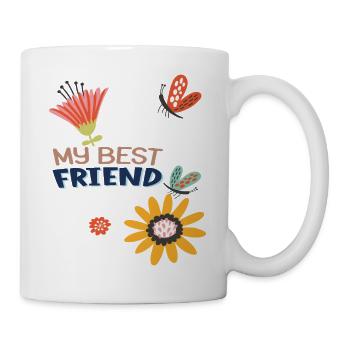 Beste Freunde - Tasse - Weiß - Rechts