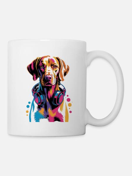 Viszla - Tasse - Weiß