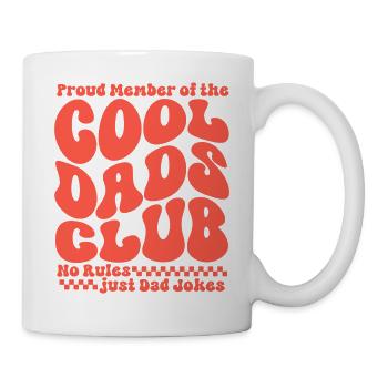 Cool Dads Club - Dad Father's Day Gift - Mug - white - Right