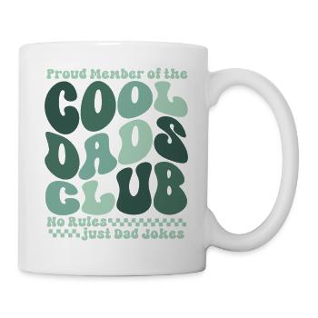 Cool Dads Club - Papa Vatertag Geschenk - Tasse - Weiß - Rechts