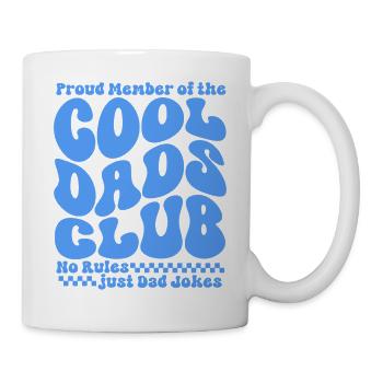 Cool Dads Club - Papa Vatertag Geschenk - Tasse - Weiß - Rechts