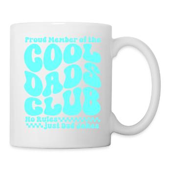 Cool Dads Club - Papa Vatertag Geschenk - Tasse - Weiß - Rechts